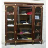 A fine quality 19th Century French walnut Display Cabinet,