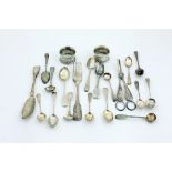 Silver: Mixed Collection, including an Irish silver Butter Knife, large Irish silver Dinner Forks,