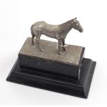 A small silver Equestrian Trophy, Dublin c.
