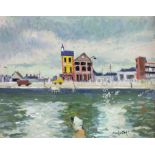 Maurice MacGonigal, PRHA (1900 - 1974) "Across the Liffey," O.O.B.