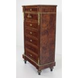 A 19th Century French Napoleon III Seminier or Tall Chest,