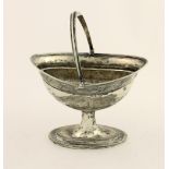 A good late George III Irish silver Sugar Helmet, with ribbed swing handle,