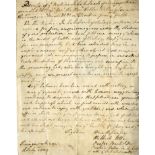 Loyal Address to Sir Arthur Wellesley Manuscript: Address of ye native inhabitants of Seringapatam
