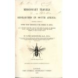 Livingstone (David) Missionary Travels and Researches in South Africa, 8vo L. 1857. First Edn.