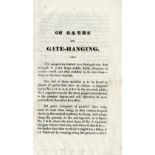 Rare Agricultural Pamphlet Co. Tipperary: On Gates and Gate-Hanging, 8vo n.d., n.p. [c.