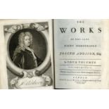 Addison (Joseph) The Works of the Late Rt. Hon. Joseph Addison, Esq., 4 vols. 4to L. 1730.