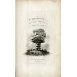 Cornwall: Stockdale (F.W.L.) Excursions in the County of Cornwall, roy 8vo L. 1824. First Edn.