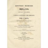 Barrington (Sir Jonah) Historic Memoirs of Ireland, ...