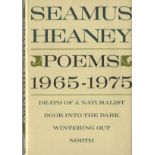 With Original Holograph Poem Heaney (Seamus) Poems 1965 - 1975, 8vo, N.Y.