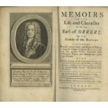 Budgell (Eustace) Memoirs of the Life and Character of the Late Earl of Orrery and of the Family of