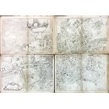 Rare Dublin Map Rocque (John) An Exact Survey of the City and Suburbs of Dublin,