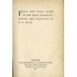 Yeats (W.B.)ed. Fairy and Folk Tales of the Irish Peasantry, 8vo, L. (Walter Scott) 1888, hf.