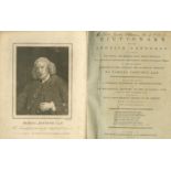 Dublin Edition: Johnson (Samuel) A Dictionary of the English Language, 2 vols. lg. 4to D. (R.