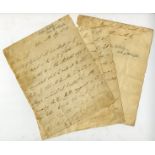 Important Letter from the future Duke of Wellington Manuscript: Letter dated at Dublin Castle,