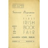 Rare Three Candles Press Printing Irish Book Fair, 1941: Souvenir of the First Irish Book Fair,