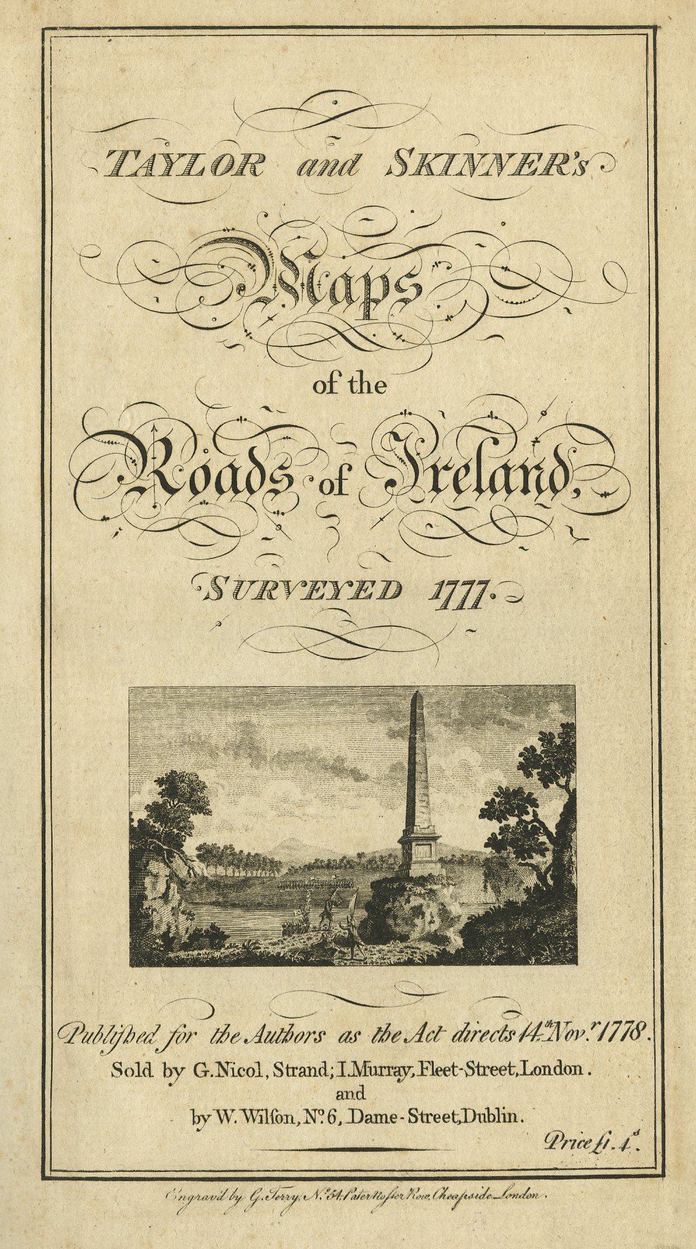 Maps: Taylor (George) & Skinner (Andrew) Taylor and Skinners Maps of the Roads of Ireland Surveyed