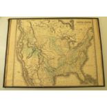 GEORGE PHILIP & SON MAP OF THE UNITED STATES INCLUDING CALIFORNIA, TEXAS, &C.