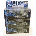 3 PRODUCT ENTERPRISE LIMITED DIECAST CLASSICS - S.H.A.D.O. CONTROL, S.H.A.D.O. 1 AND S.H.A.D.O. 2