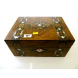 INLAID AND MOTHER OF PEARL BOX