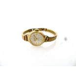 9K GOLD EVERITE LADIES WATCH WEIGHT IN TOTAL 15.5G