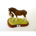 BORDER FINE ARTS 'MARES & FOALS' FIGURE