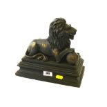 MODERN LION SCULPTURE