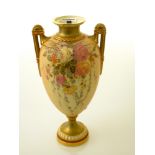 ROYAL WORCESTER VASE SIGNED W. HALE