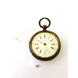 SILVER IMPROVED CHRONOGRAPH POCKET WATCH (BROKEN GLASS)