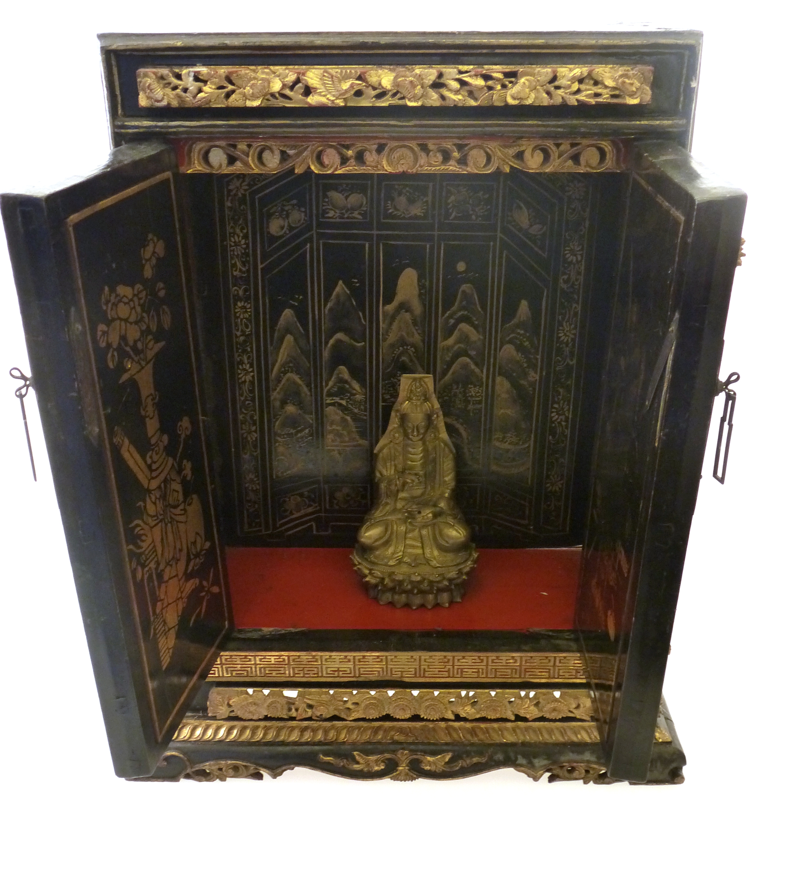 BUDDHA INCENSE BURNER AND CABINET - Image 2 of 3