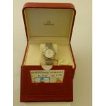 GENTLEMAN'S OMEGA CONSTELLATION QUARTZ WATCH COMPLETE WITH BOX