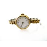 9K GOLD LADIES WATCH