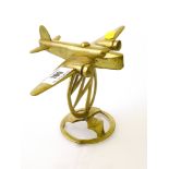 DECORATIVE BRASS PLANE