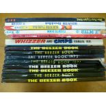 14 ASSORTED ANNUALS INCLUDING THE BEEZER BOOK, WHIZZER AND CHIPS, BLUE PETER AND QUCK DRAW MCGRAW