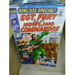 BOX OF ASSORTED MARVEL COMICS INCLUDING SGT. FURY, DAREDEVIL, X-MEN, X-FACTOR, NEW MUTANTS, TOXIC