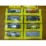 7 SHELL SPORTSCAR COLLECTION CARS AND 1 EMPTY BOX