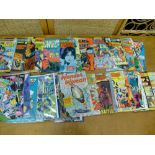 LARGE QUANTITY OF DC COMICS INCLUDING THE JOKER, WONDER WOMAN, GREEN LANTERN, HAWKWORLD, AQUA MAN,