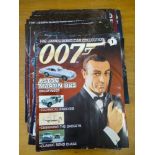 THE JAMES BOND CAR COLLECTION - 57 JAMES BOND CARS AND 57 MAGAZINES (1-59 EXCLUDING 55 AND 56