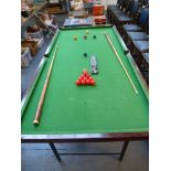 SNOOKER TABLE - 73" X 37"