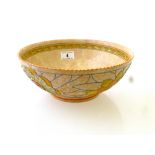 CHARLOTTE RHEAD CROWN DUCAL BOWL H: 3.5” D: 9”