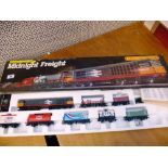 BOXED HORNBY ELECTRIC TRAIN SET MIDNIGHT FREIGHT