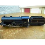 TRIX TWIN RAILWAYS BLACK PYTCHLEY TRAIN AND TENDER 00 GAUGE