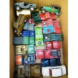 BOX OF ASSORTED DINKY AND CORGI VEHICLES