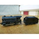 TRIX BLACK TRAIN 81829 AND TENDER 00 GAUGE