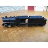 TRIX 4762 BLACK TRAIN AND TENDER 00 GAUGE