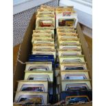 BOX OF 98 ASSORTED LLEDO BOXED VEHICLES