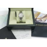 Rolex Oyster Perpetual Date Yacht-Master stainless steel lady's bracelet watch