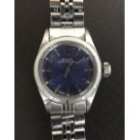 Rolex Oyster Perpetual stainless steel lady's bracelet watch