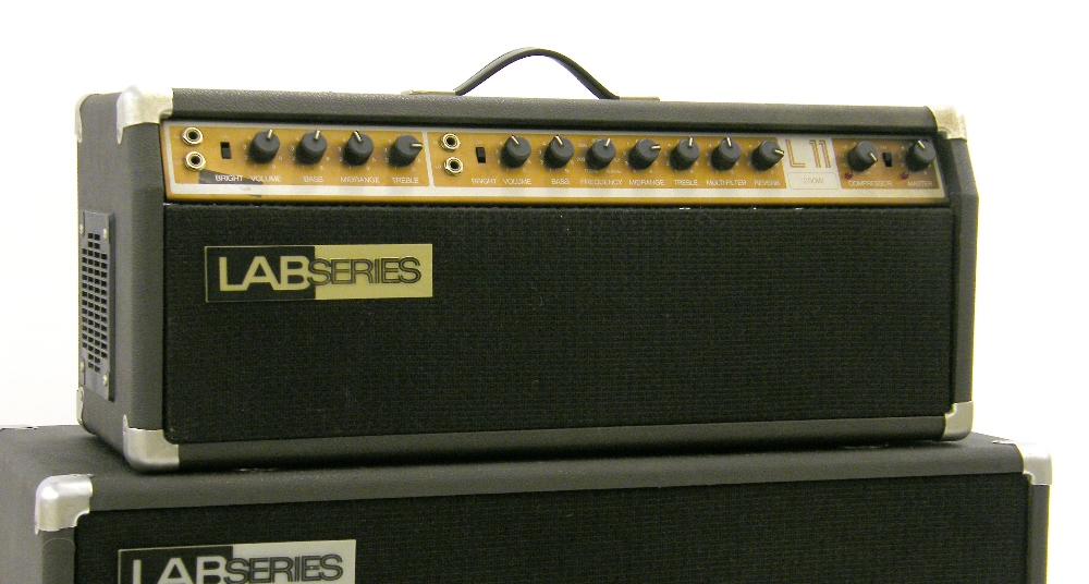 Lab Series L11 guitar amplifier head, model 313AX; together with an L11 Model 313A speaker cabinet - Image 2 of 2
