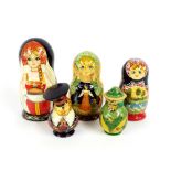 Five Russian dolls