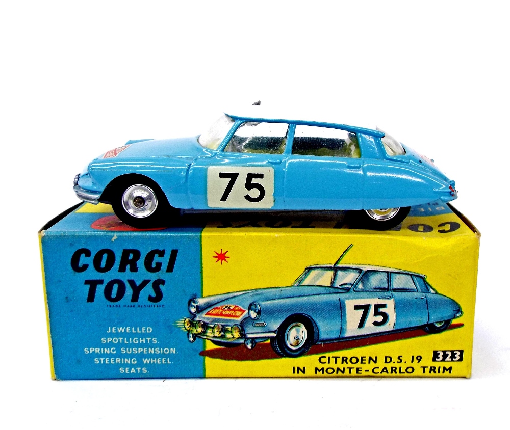 Corgi Toys - Citroen DS19 In Monte-Carlo Trim, 323, boxed